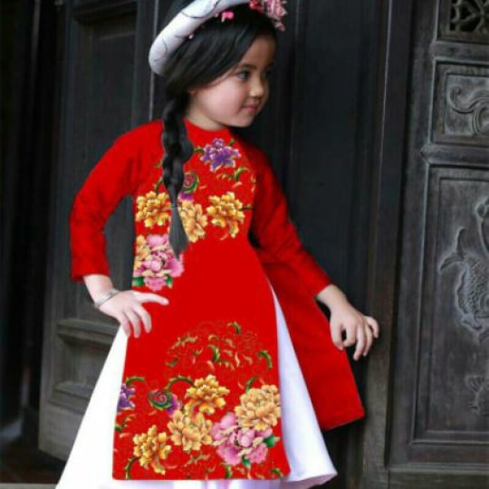 Áo Dài Hoa Mẫu Đơn - Ảnh 5