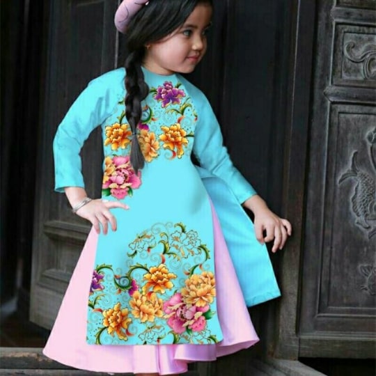 Áo Dài Hoa Mẫu Đơn - Ảnh 3